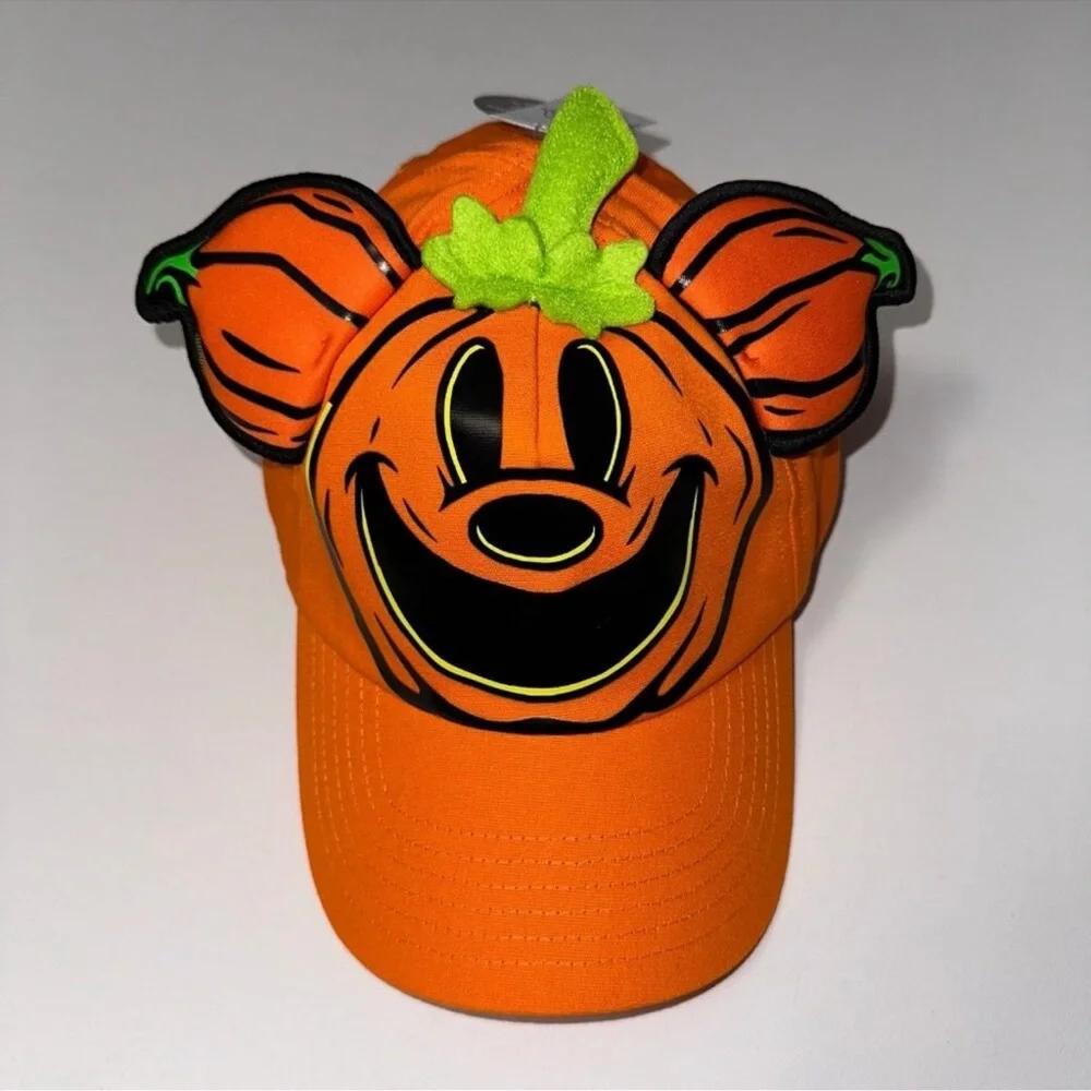 NEW ADULT DISNEY MICKEY PUMPKIN HALLOWEEN HAT